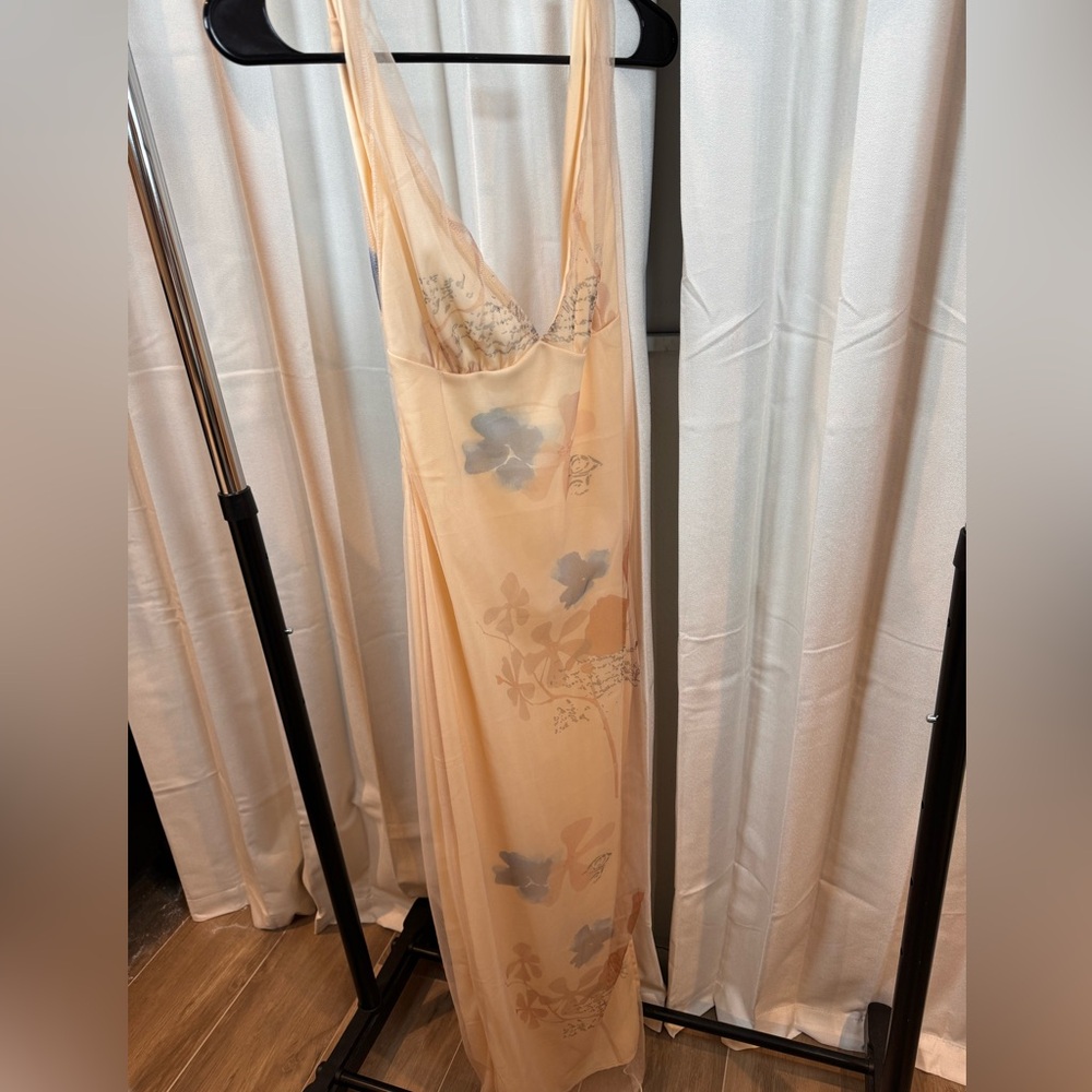 Cream Butterfly Dress